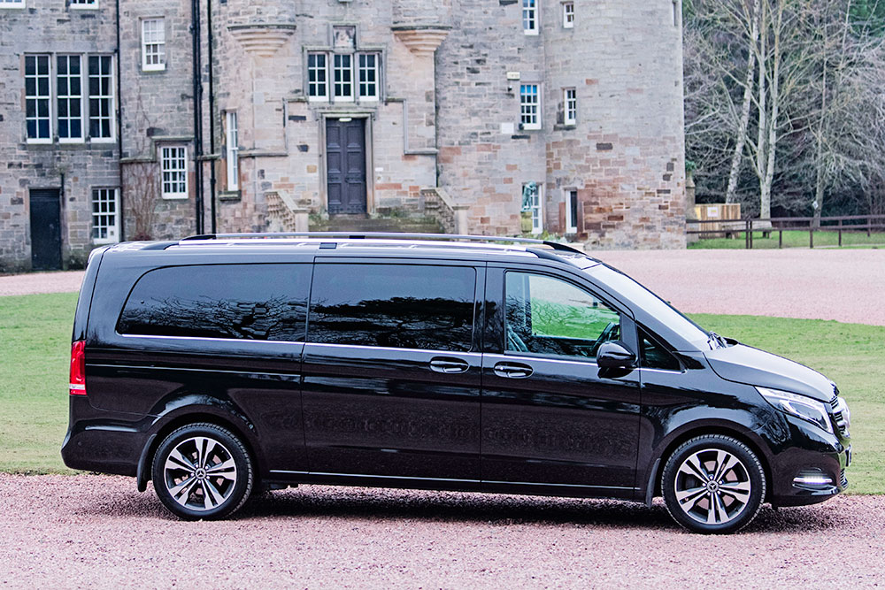 mercedes V class for hire Scotland